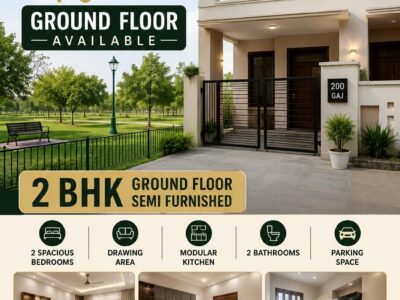 AVAILABLE 2BHK GROUND FLOOR FOR RENT