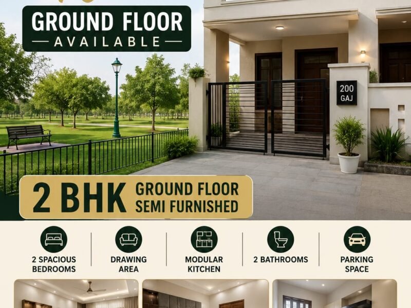 AVAILABLE 2BHK GROUND FLOOR FOR RENT